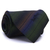 Gravata Tradicional Seda Estampa em Listras Verde Escuro, Preto e Azul Marinho CX0024-SE08033