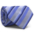 Gravata Tradicional Seda Estampa em Listras Cinza, Azul Serenity e Preto CX0030-SE09033