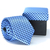 KIT Caixa De Presente e Gravata Slim Estampa Desenhada Azul Serenity Texturizada