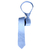 Gravata Azul Serenity de Nó Pronto com Zíper Adulto