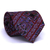 Gravata Tradicional Seda Estampa em Listras Marsala, Azul Serenity e Verde Escuro cx0047-se08012