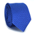 Gravata Slim Azul Royal Textura Desenhada