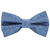 Gravata Borboleta Infantil Azul Puro Estampa Desenhada BI-05042