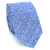 Gravata Slim Estampa Desenhada Azul Serenity, Branca, Preta e Vermelha