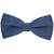 Gravata Borboleta Adulto Azul Puro Textura Fosca BA-05013 - comprar online