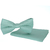 KIT Caixa de Presente, Gravata Borboleta Adulto Azul Bebê Textura Quadriculada, e Lenço KIT-BALE01003