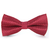Gravata Borboleta Adulto Vermelha Textura Quadriculada BA-03075