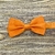Gravata Borboleta Infantil Laranja Textura Acetinada BI-01017 - comprar online