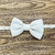 Gravata Borboleta Infantil Off White Textura Pontilhada BI-02007 - comprar online