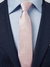 Gravata Slim Pele de Pêssego Textura Listrada - Rechia Store - Loja de Gravatas e Acessórios