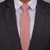 Gravata Slim Rosa Nude Textura Pontilhada - Rechia Store - Loja de Gravatas e Acessórios