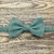 Gravata Borboleta Adulto Verde Sage Textura Pontilhada - comprar online