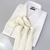 Gravata Slim Off White Textura Pontilhada - Rechia Store - Loja de Gravatas e Acessórios