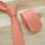 Gravata Slim Laranja Salmão Fosca Lisa - Rechia Store - Loja de Gravatas e Acessórios