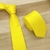 Gravata Slim Amarela Textura Listrada - loja online