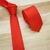 Gravata Slim Vermelho Textura Fosca Lisa - Rechia Store - Loja de Gravatas e Acessórios