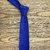 Gravata Slim Azul Royal Textura Quadriculada - Rechia Store - Loja de Gravatas e Acessórios