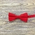 Gravata Borboleta Adulto Vermelha Textura Fosca BA-05010 - comprar online