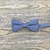 Gravata Borboleta Adulto Cinza Grafite Textura Fosca BA-05018 - comprar online