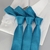 Gravata Slim Azul Turquesa Textura Fosca na internet
