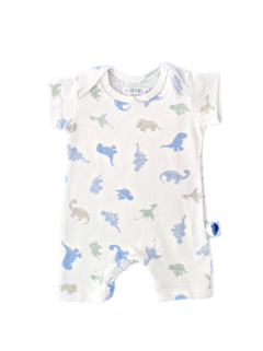 Body Blue Baby Dinos in White - comprar online