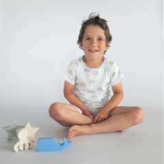 Pijama Blue Rainbows - Talles 2 - comprar online