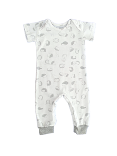 Body Gray Little Friends in White - comprar online