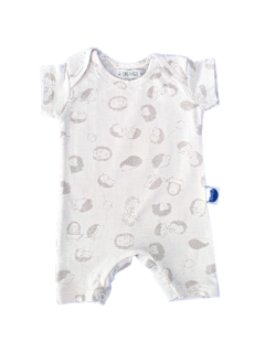 Body Gray Little Friends in White - comprar online