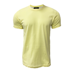 Camiseta Básica Mnaga Curta Yellow Stecchi na internet