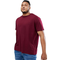 Camiseta Básica Vinho Plus Size