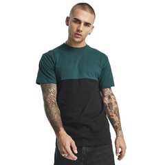 Camiseta Slim Detail Green/Black Stecchi