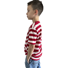 Camiseta Listrada Red Kids - comprar online