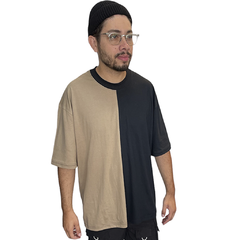 T-shirt Oversized Two Colors Black and Brown