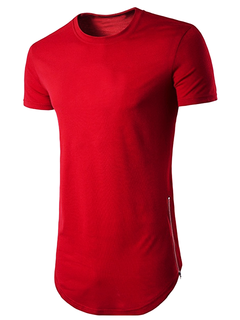 Camiseta Longline Com Zíper Lateral - loja online