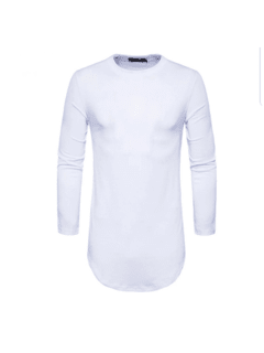 Camiseta Manga Longa Longline Básica - Stecchi Moda