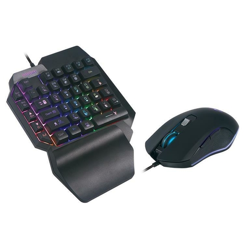 COMBO GAMER RGB TECLADO DE MANO + MOUSE NKB-AK75