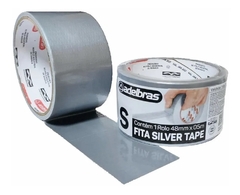 FITA MULTI USO TIPO SILVER TAPE PRATA 48mm X 5m - KIT 15UN - comprar online