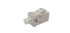 CONECTOR RJ45 FEMEA TIPO CAT 6 BRANCO (KEYSTONE) KIT 50UN - loja online