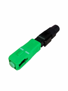 CONECTOR FAST RÁPIDO FIBRA ÓPTICA VERDE SC/APC- KIT 50UN