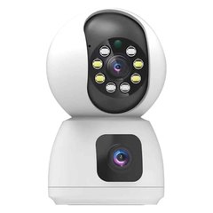 CAMERA DE VIDEO INTELIGENTE WI-FI 2 MP 2 CÂMERAS TW-9510 RB - KIT 5UN