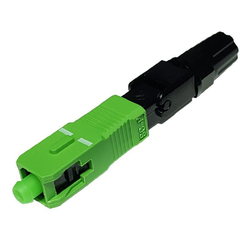 Imagem do 100 UN CONECTOR FAST RÁPIDO FIBRA ÓPTICA VERDE SC/APC