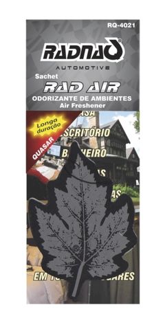 RAD AIR ODORIZANTE DE AMBIENTE - FOLHINHAS SACHET - KIT 12UN - loja online