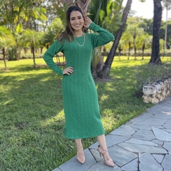 Vestido Geovana (Tricô Verde) na internet