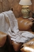 Manta Decorativa Tweed Tingimento Natural - Nude - As Tintureiras