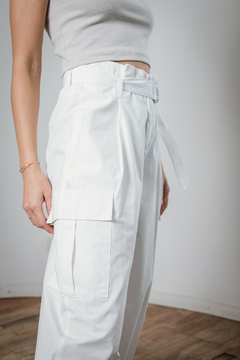 Pantalon Cargo Gilbert - Blanco / FERIA - tienda online
