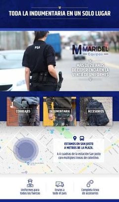 Chaquetilla Americana Policial - Maribel Equipos