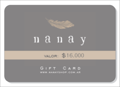 Gift Cards Nanay en internet