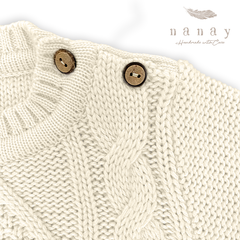 Sweater Trenzas - Nanay «Handmade with care»