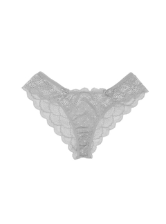 Calcinha Semi-fio Em Renda Branco Duemes 1906 - DUH INTIMATES