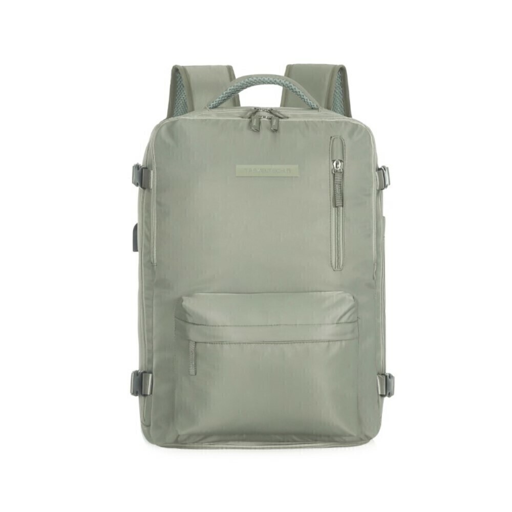 Mochila Travel Tech De Viaje Verde 16958